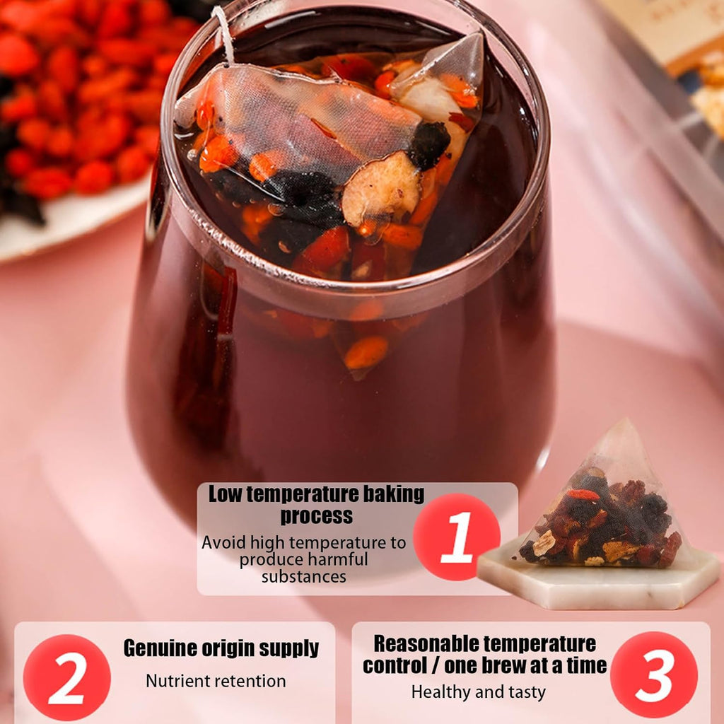 Premium Five Treasure Herbal Tea – Traditional Ginseng & Botanical Tea Blend